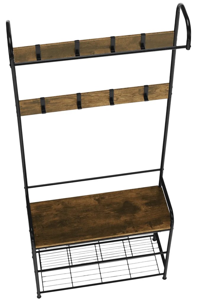 Stojak na buty Kelam, 79 x 32 x 185 cm