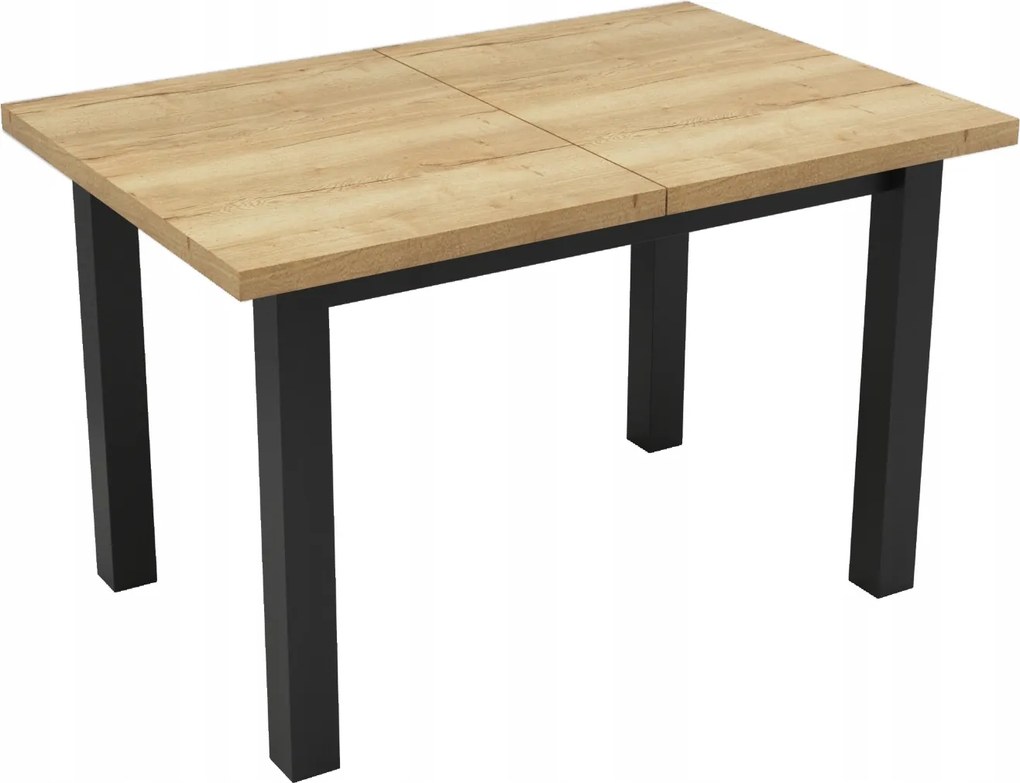 Stół prostokątny rozkładany 80x120/160 Halifax R-6 + nogi drewniane