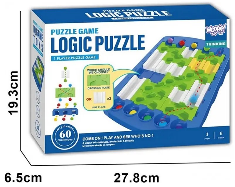 Woopie iq gra logiczna strategiczna trening mózgu "labirynt logiczny"