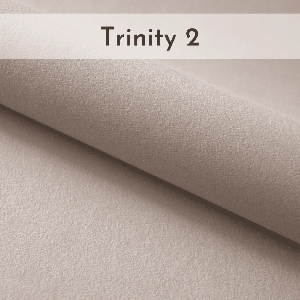 Tapicerowane łóżko kontynentalne DIRELIS TRINITY 140x200 cm beżowe Materac: Materac sprężynowy Bonell
