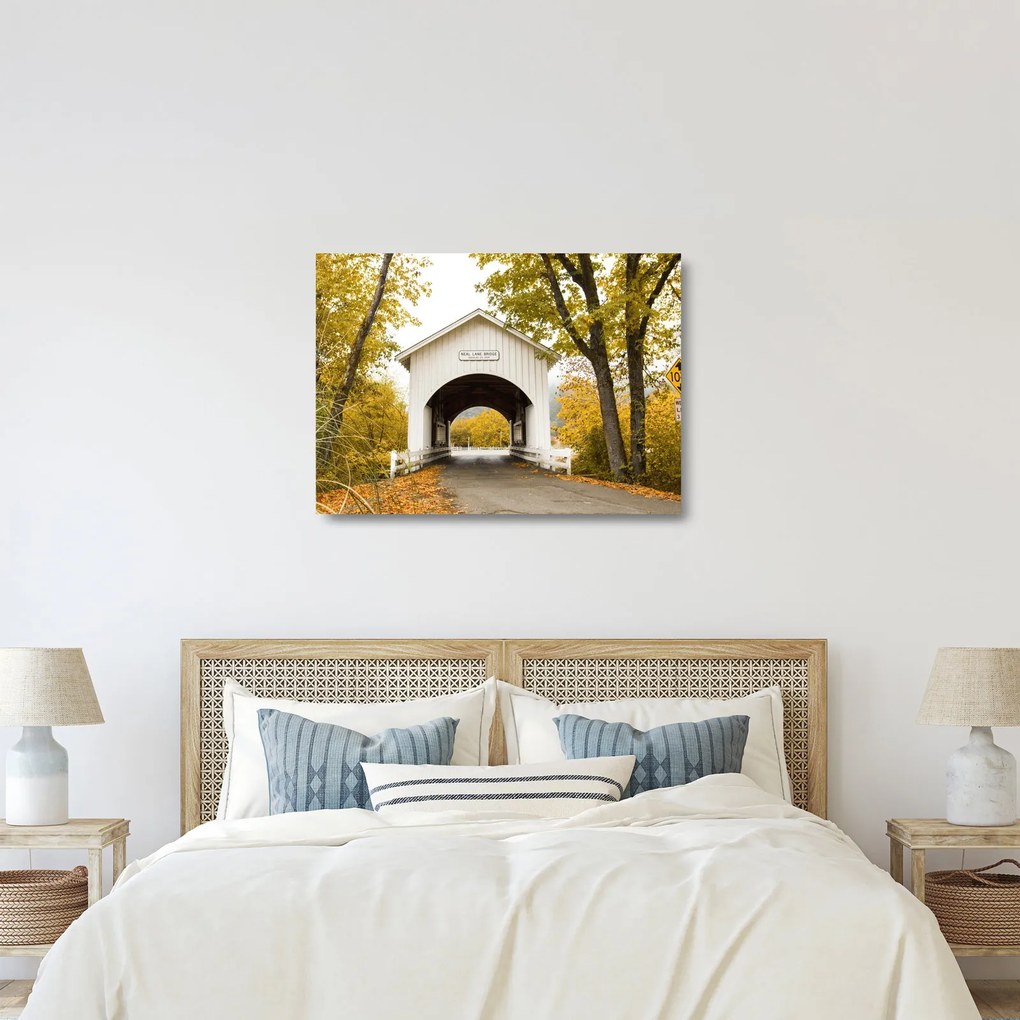 Obraz na szkle mostu w Oregonie (70x50 cm)
