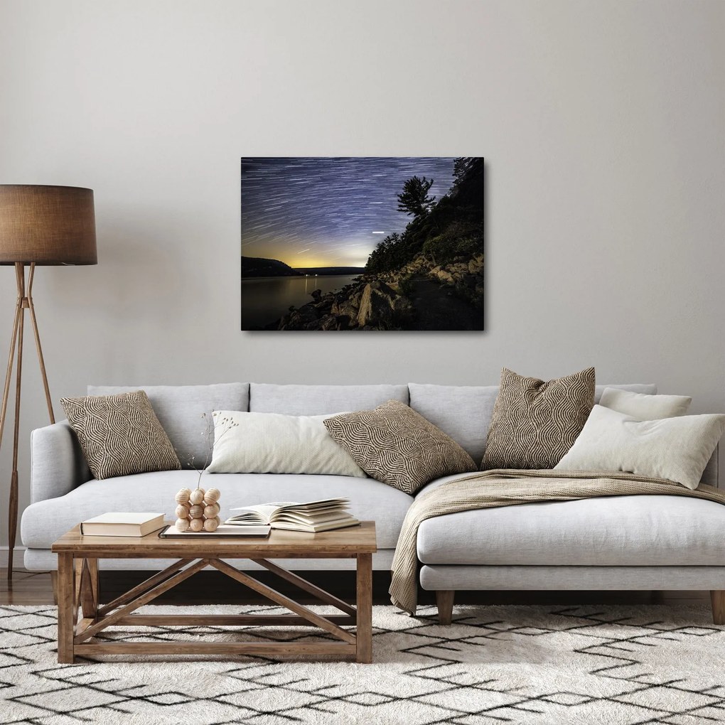 Obraz - niebo podczas zachodu słońca (70x50 cm)