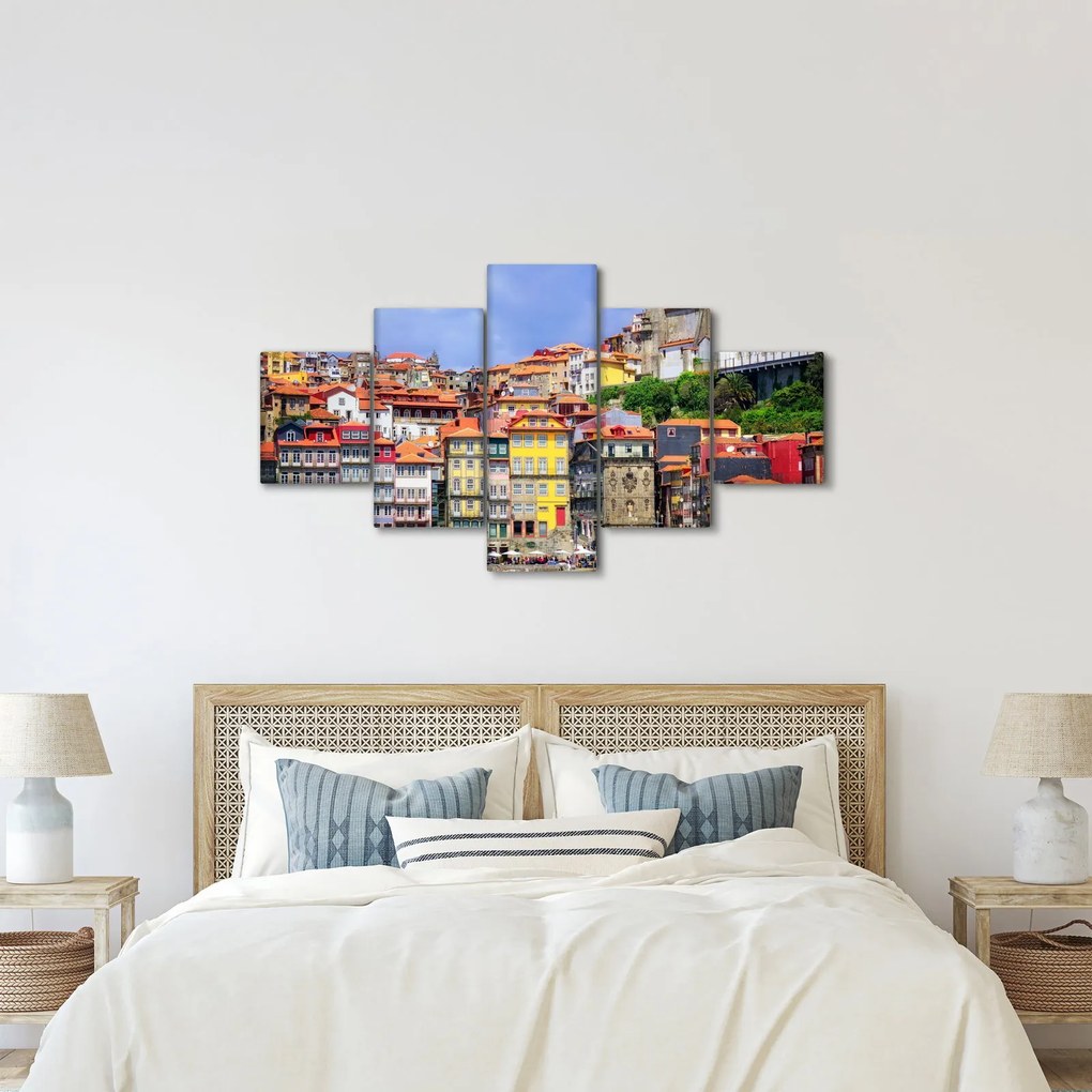 Obraz - Ribeira, Portugalia (125x70 cm)