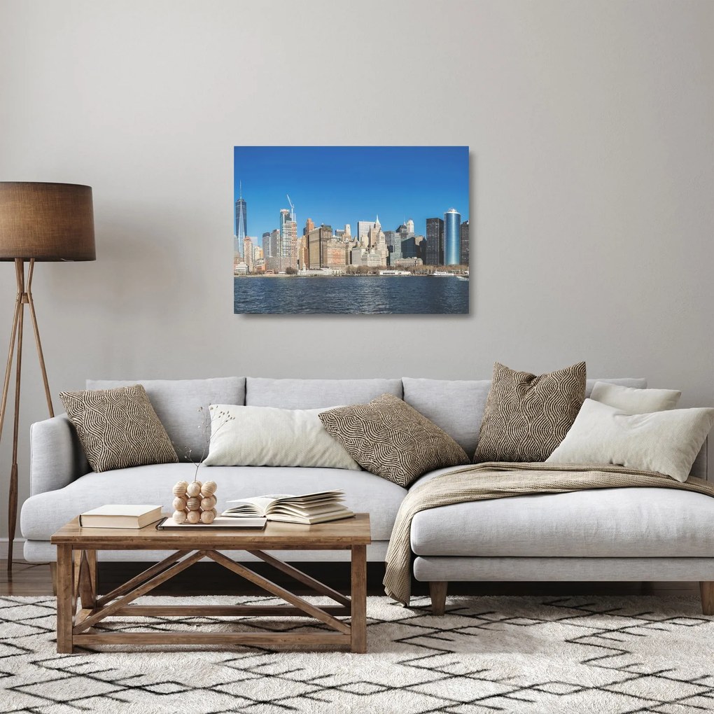 Obraz na szkle - Manhattan w Nowym Jorku (70x50 cm)