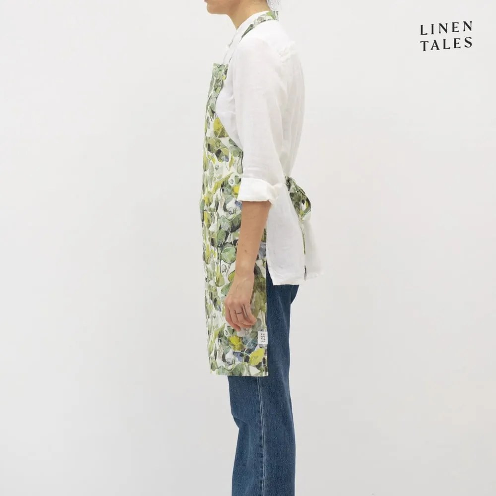Lniany fartuch Lotus – Linen Tales