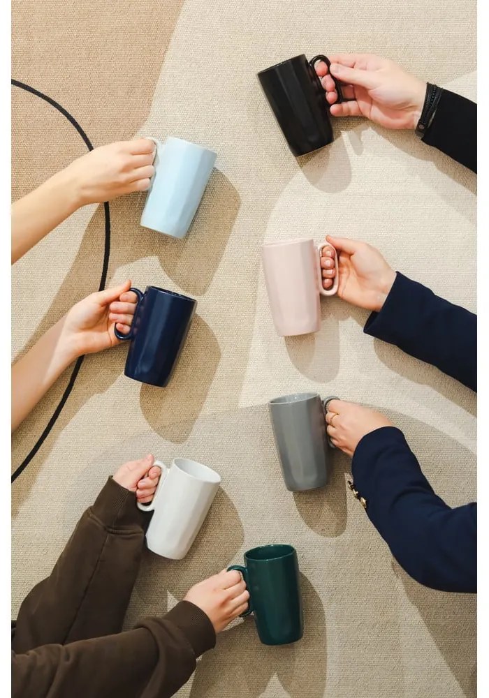 Ciemnozielone kamionkowe kubki zestaw 2 szt. 330 ml Fuori – Vialli Design