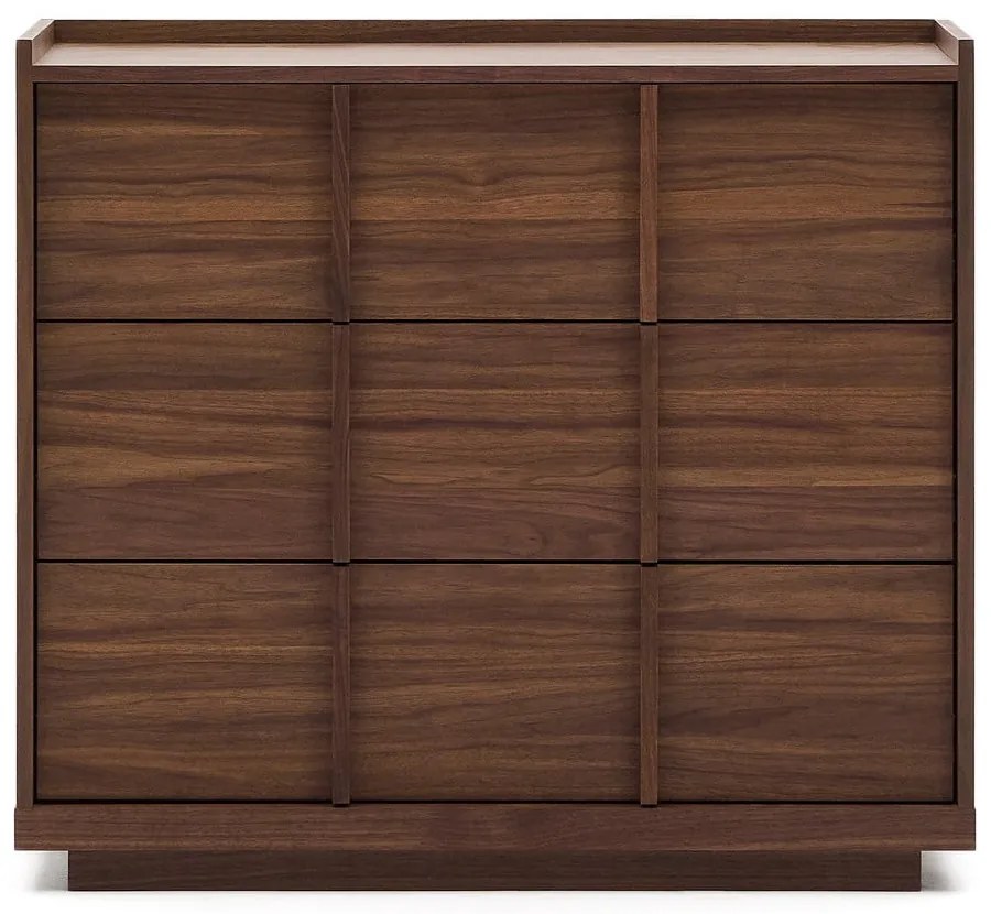 Brązowa komoda w dekorze orzecha 100x78x50 cm Onix – Kave Home