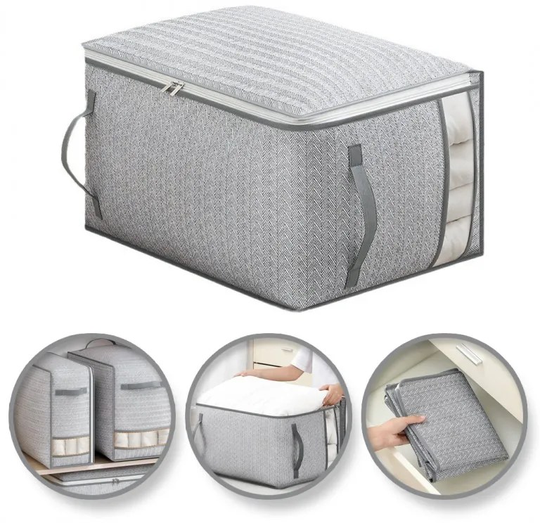 Organizer do szafy SENCA XL 52x44x30 cm szary