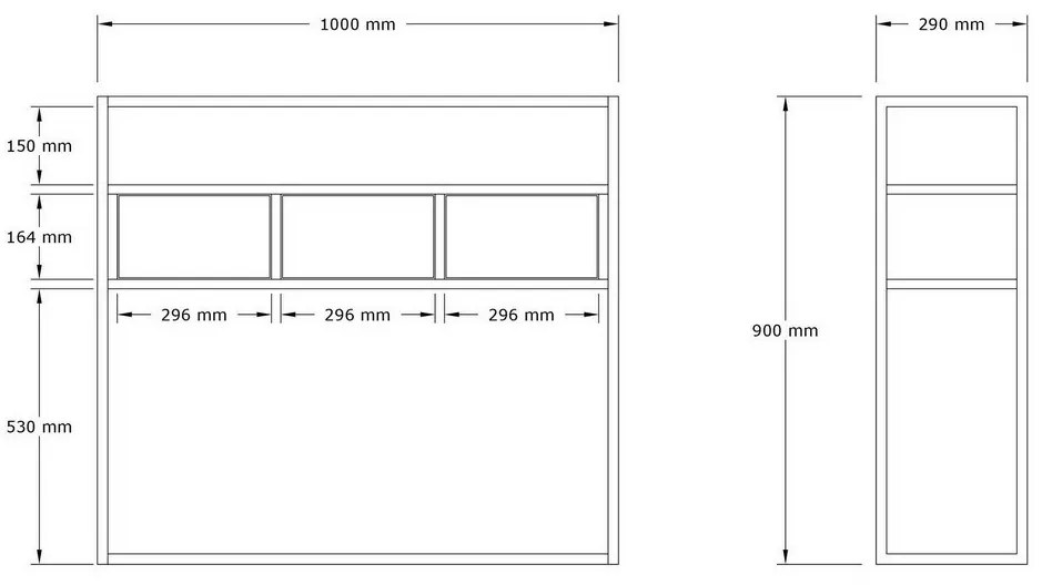 Stolik do odkładania Guarda Travertine and Gold