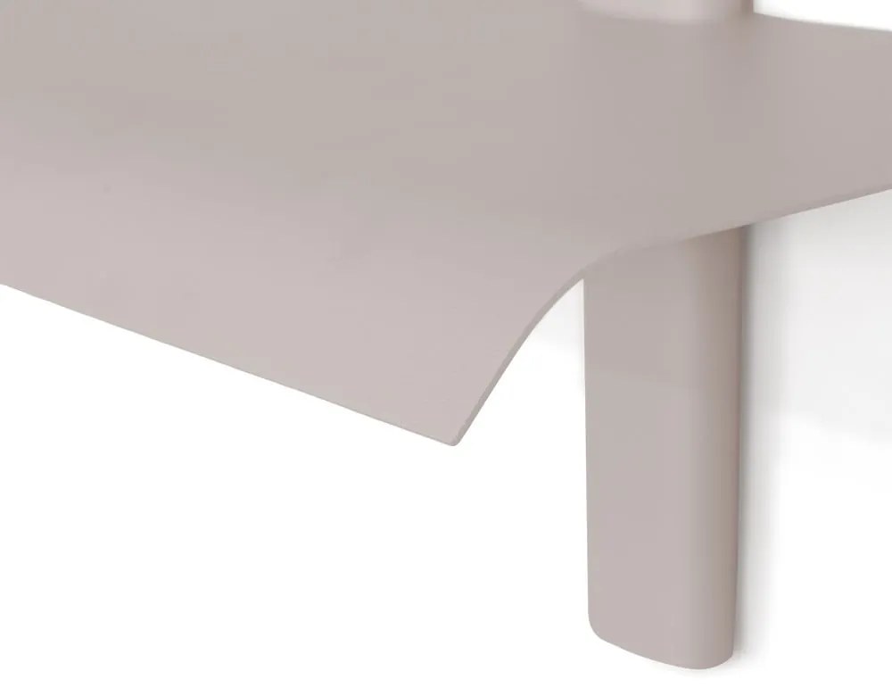 Szarobrązowa metalowa półka 60 cm Hola – Spinder Design