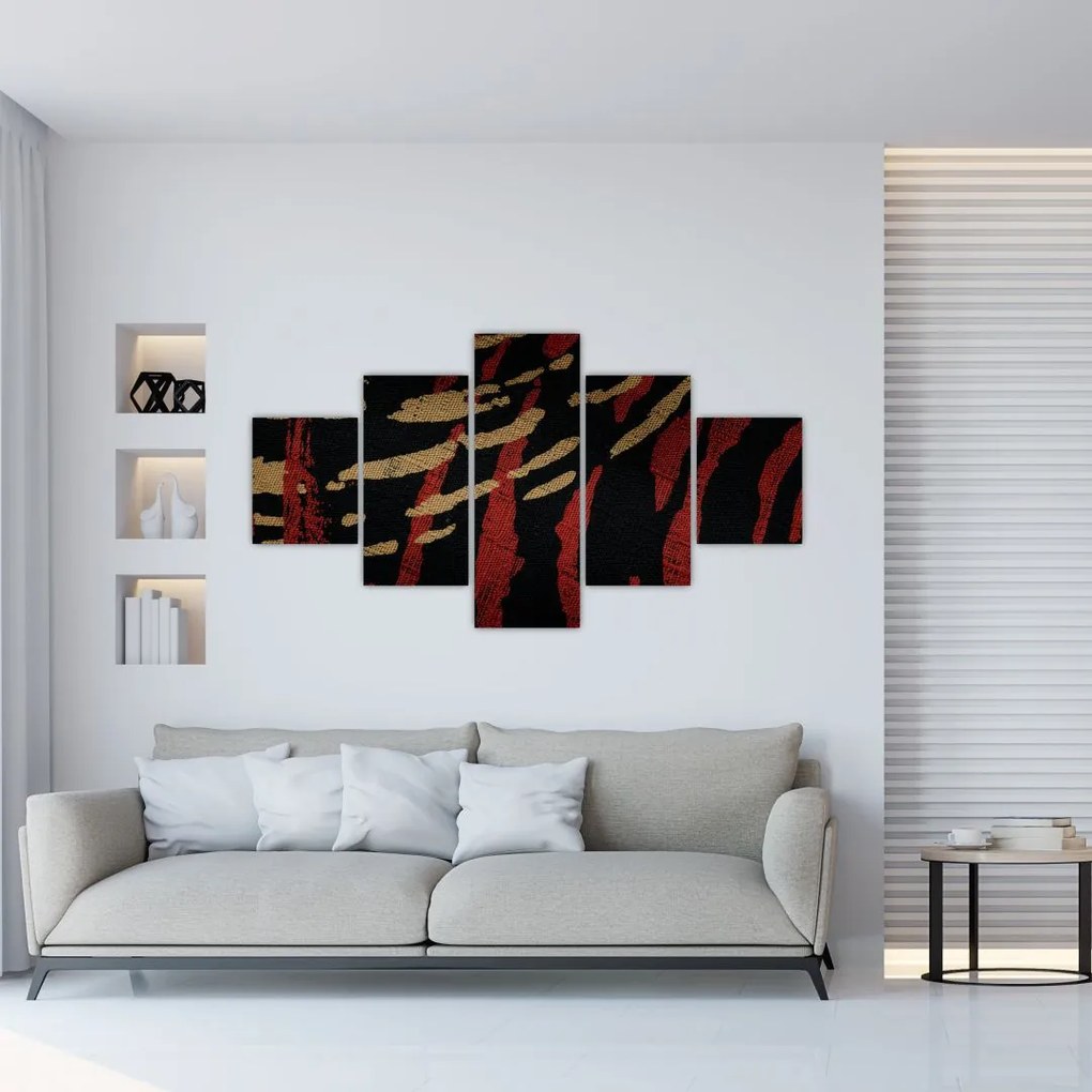 Obraz abstrakcji (125x70 cm)