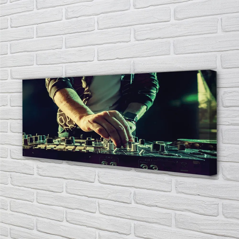 Obraz drukowany na płótnie Stanowisko Profesjonalnego DJ-a