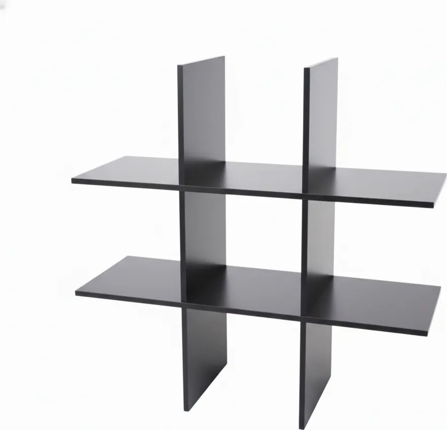 PROMOCJA Półka ścienna SHELVIX 55 cm czarna II gatunek Kolor: Czarny