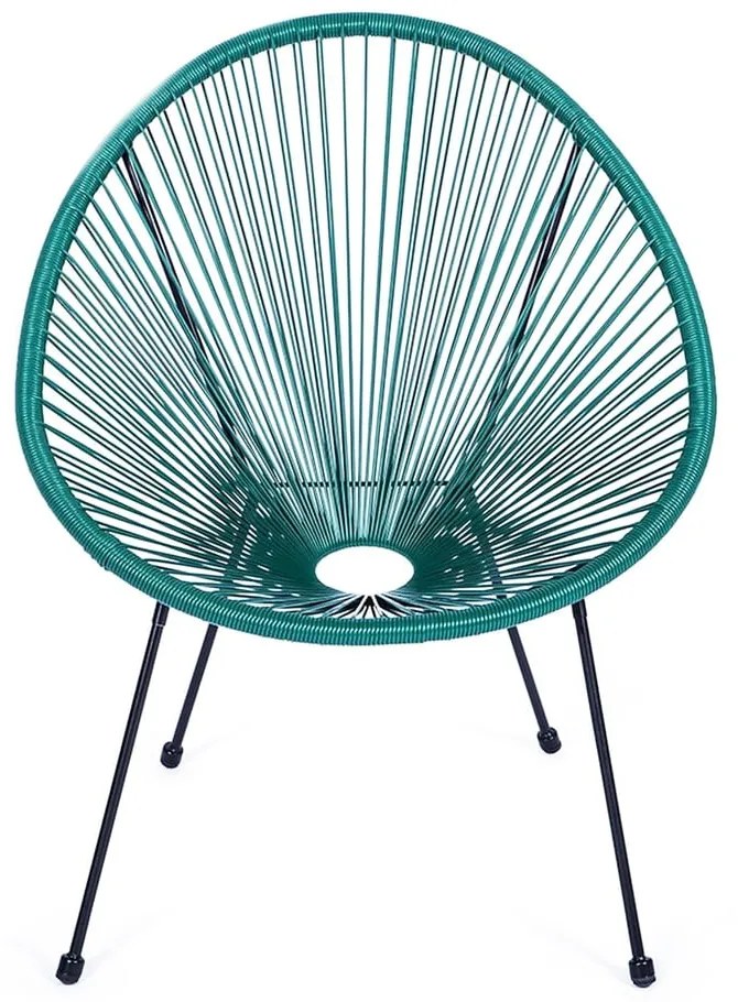 Zielony metalowy/plastikowy fotel ogrodowy Avocado Comfort – Bonami Selection