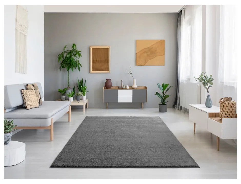 Grafitowy dywan Universal Montana, 160x230 cm