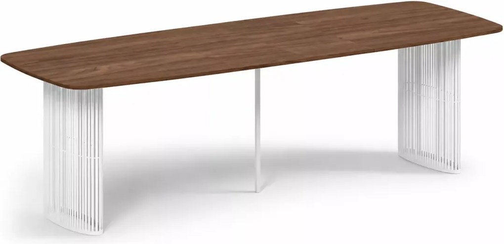 Rozkładany stół Vitoria - nowoczesny stół jadalniany z designerską podstawą z metalu