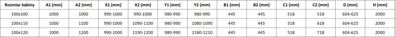 Mexen Rox Duo kabina prysznicowa rozsuwana 100 x 100 cm, transparent, chrom - 8C2D-100-100-01-00