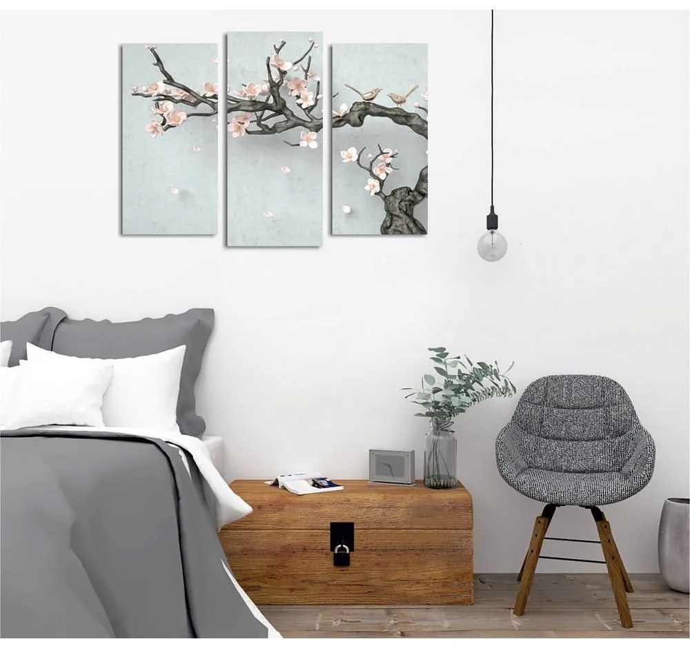 Obrazy zestaw 3 szt. Sakura – Wallity