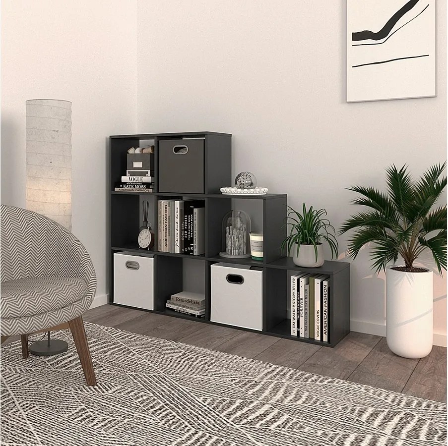 Półka na schody antracyt 142.4x29x107.8