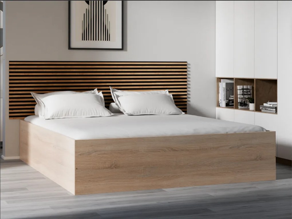 Dekoracyjny panel lamelowy TIMBER, dekor dąb Rozmiar: 150 x 60 cm