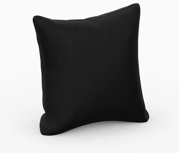 Czarna aksamitna poduszka do sofy modułowej Rome Velvet – Cosmopolitan Design