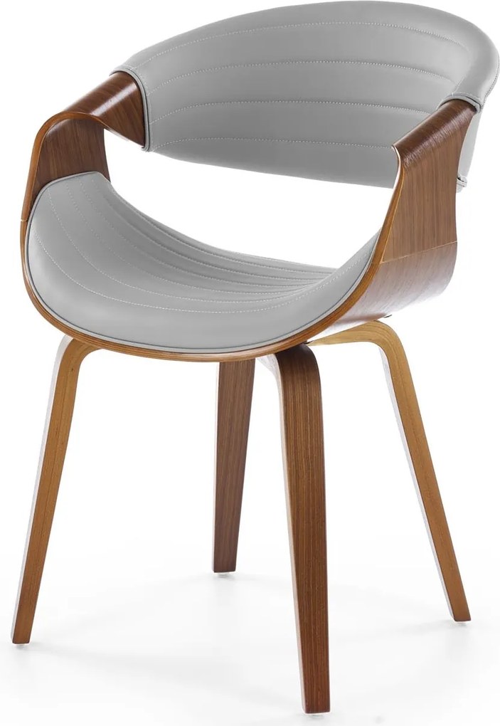 Orzechowe krzesło z giętej sklejki K544 Halmar