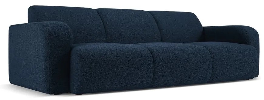 Ciemnoniebieska sofa z materiału bouclé 235 cm Molino – Micadoni Home