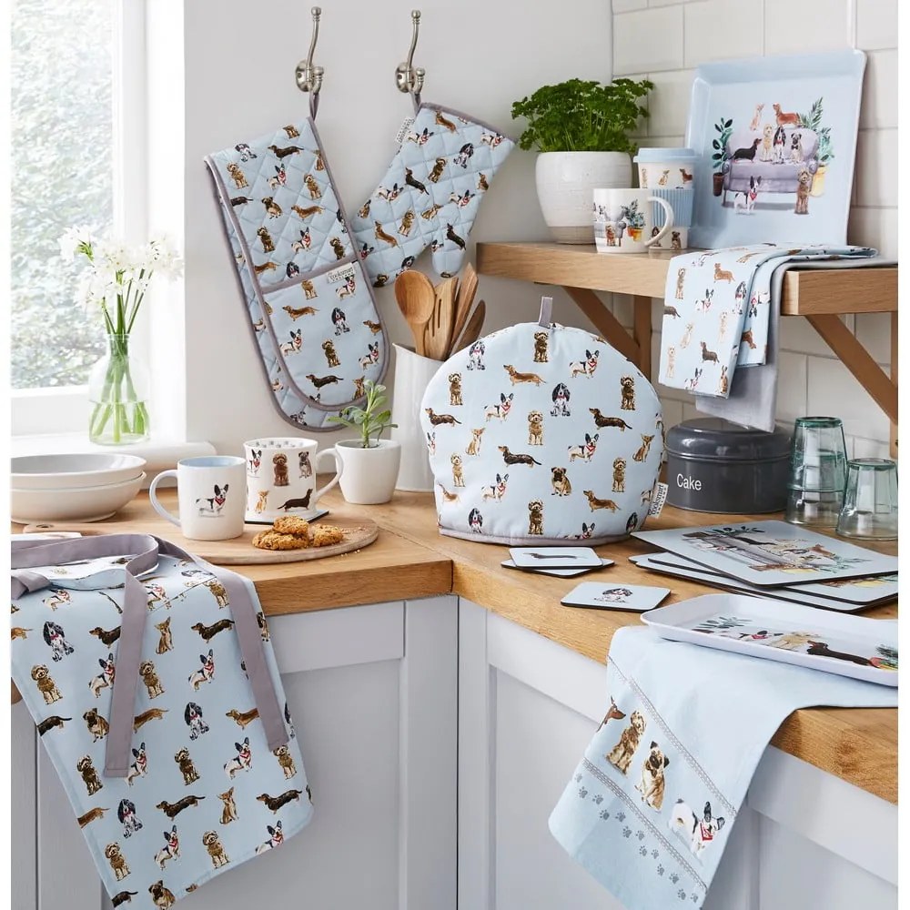 Bawełniane ścierki zestaw 3 szt. 45x65 cm Curious Dogs – Cooksmart ®