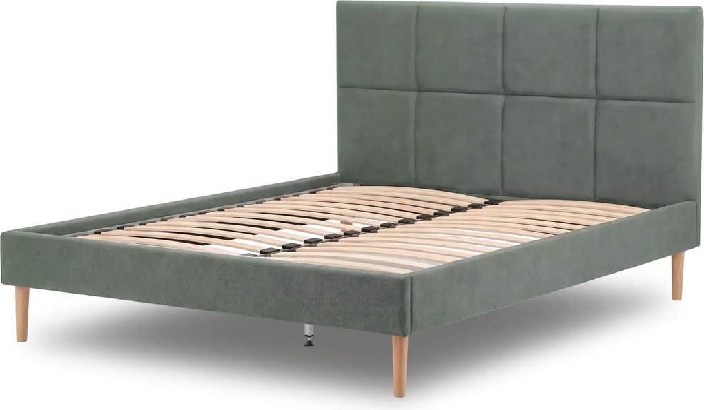 Łóżko E-Line Brik 180x200, Cloud 82 szary