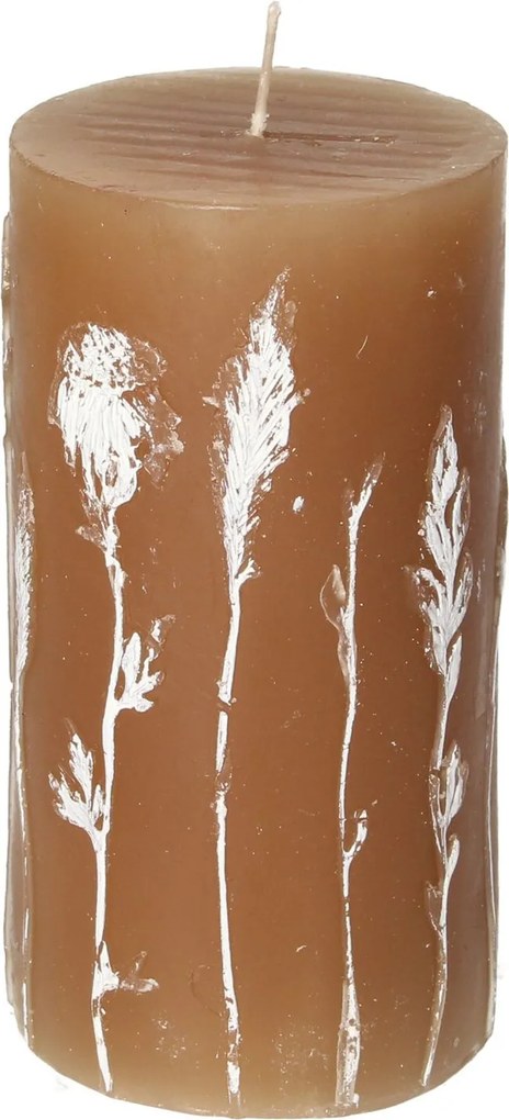 Świeca Giulia 13cm light brown