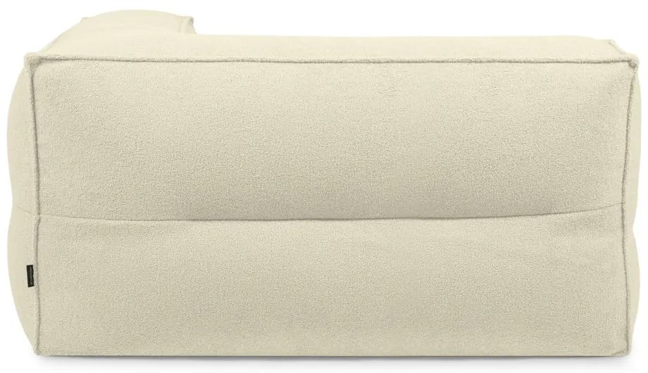 Brązowy worek do siedzenia z materiału bouclé Mass Corner 150 Left – SLOWDOWN