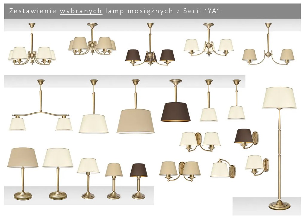 Lampa podłogowa z abażurem YA-P1