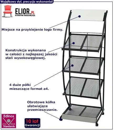 Stojak Na Gazety Do Biura Sklepu B9-M03