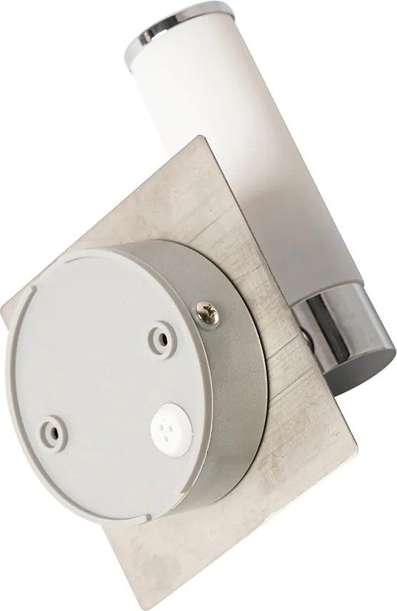 Nowoczesna lampa ścienna do łazienki chrom IP44 - Bath