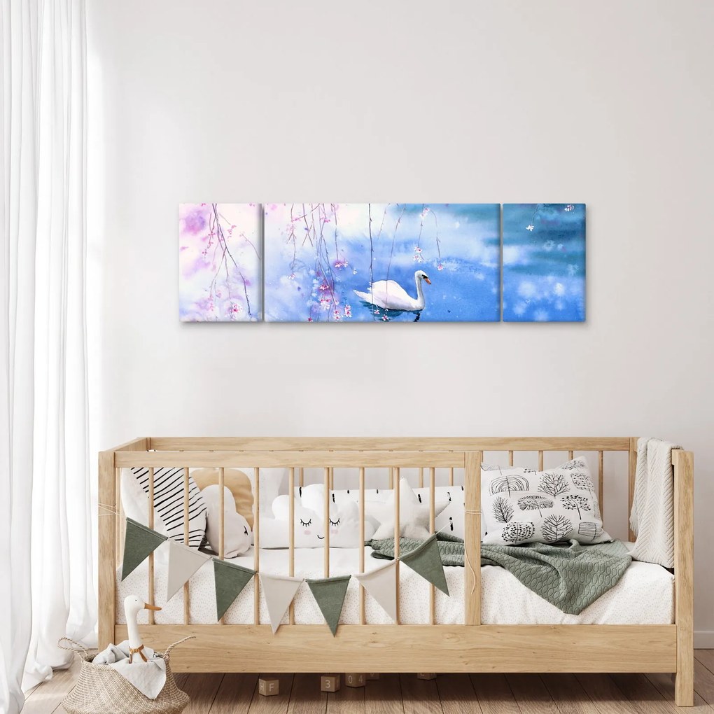 Obraz - Magiczne jezioro (170x50 cm)