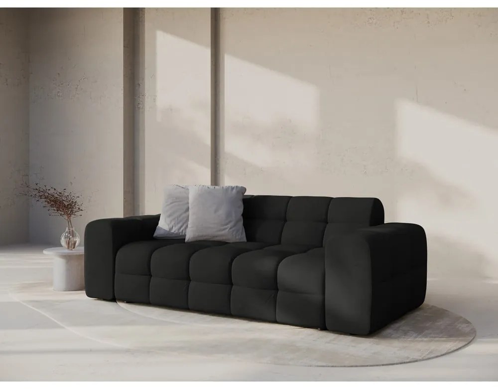 Czarna sofa 222 cm Kendal – Micadoni