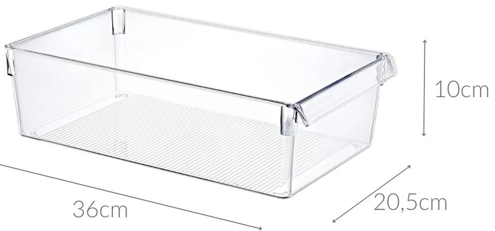 Podłużny organizer do lodówki, 36 x 20,5 x 10 cm