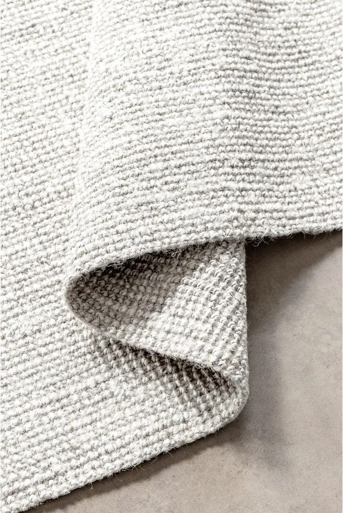 Jasnoszary dwustronny dywan tkany ręcznie z juty 160x230 cm Bouclé Jaipur – Hanse Home