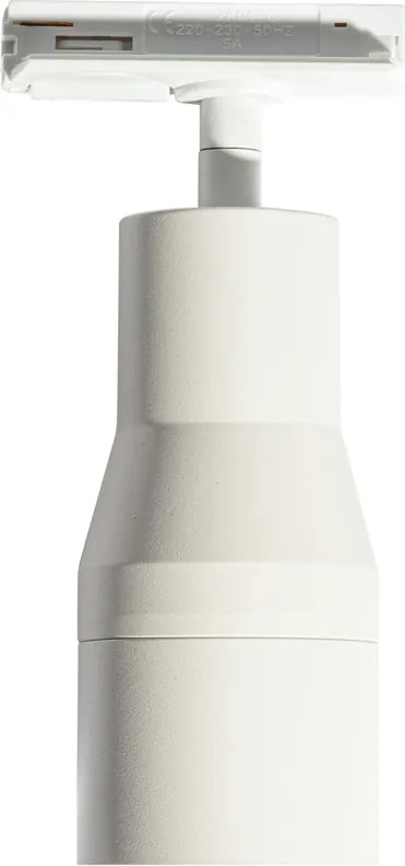 Nowoczesny biały reflektor do systemu szynowego jednofazowego - Iconic Kohua