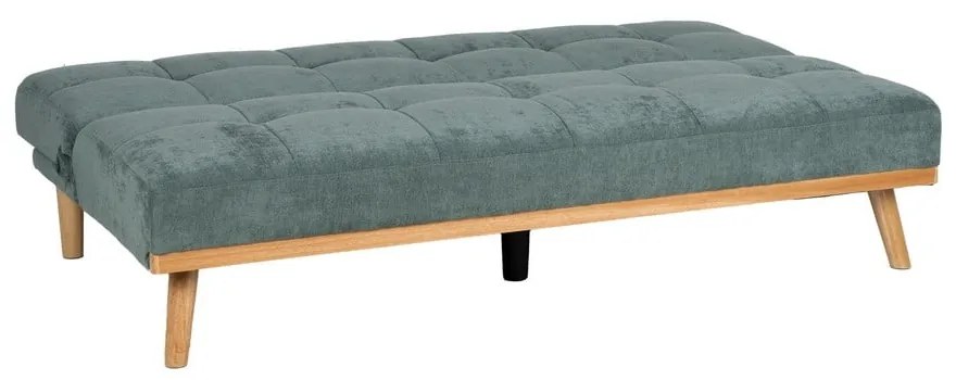 Turkusowa rozkładana sofa z tkaniny szenilowej 178 cm – Ixia