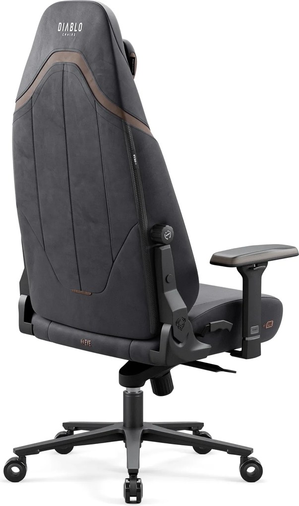 Designerski fotel dla graczy Diablo X-Eye 2.0 Normal Size Soft Black