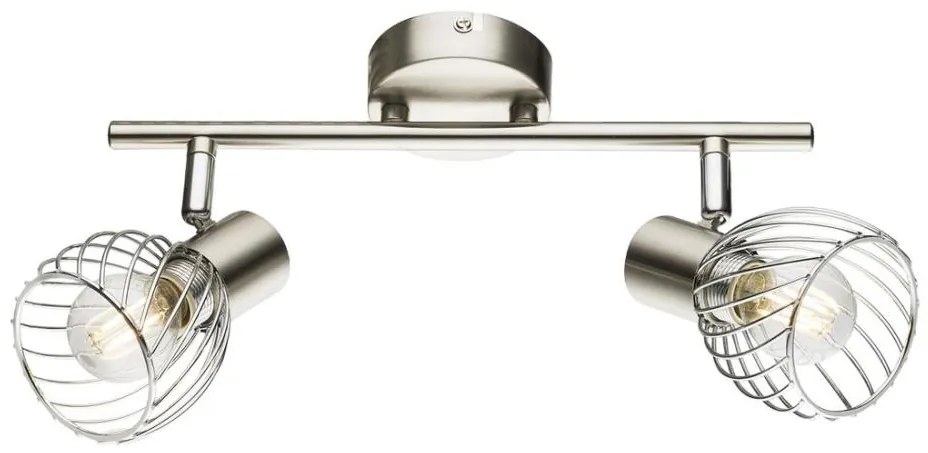 Globo 54809-2 - Lampa punktowa TEXAS 2xE14/40W/230V chrom matowy