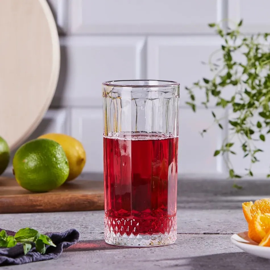 Altom Zestaw wysokich szklanek Luca 360 ml, 6 szt., L