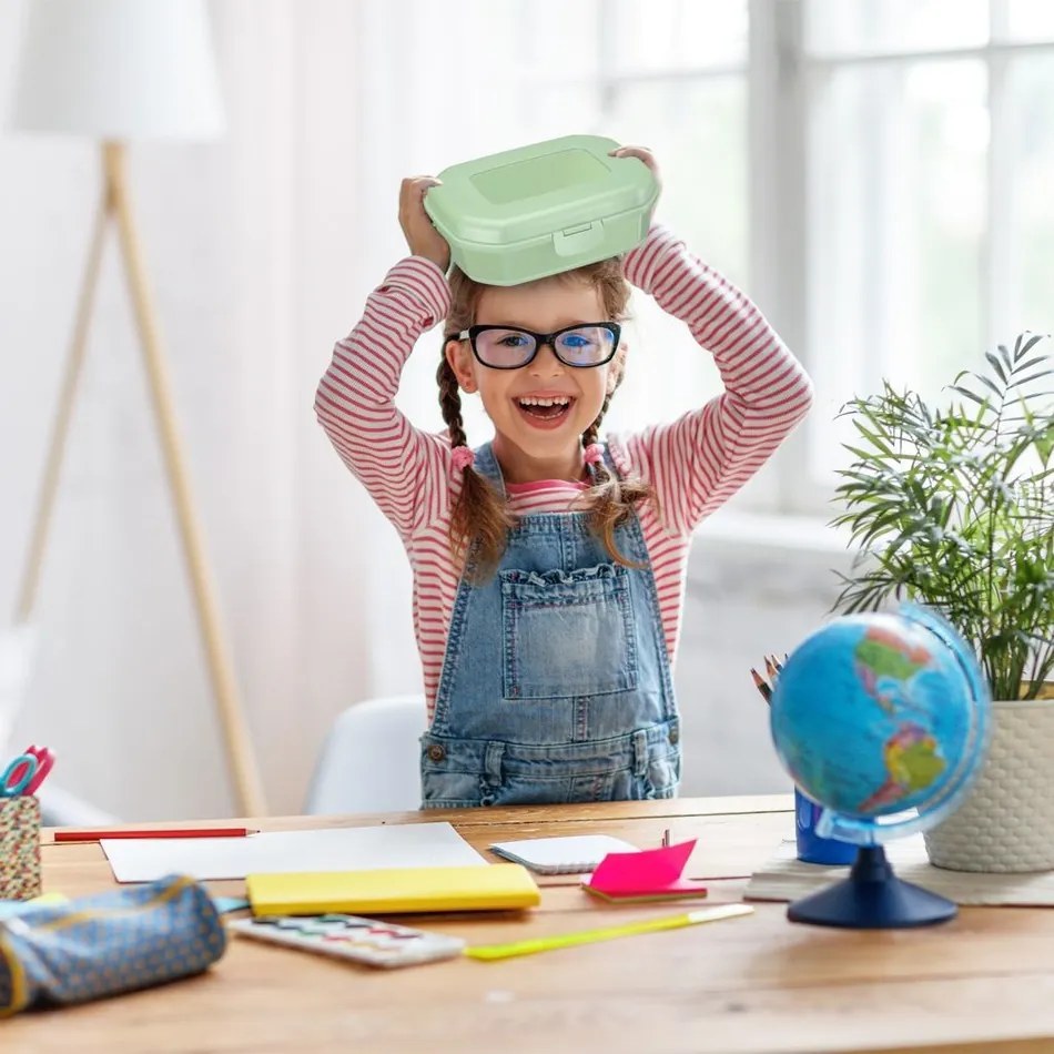 Westmark Pudełko na przekąski MAXI, 935 ml, miętowozielony, L