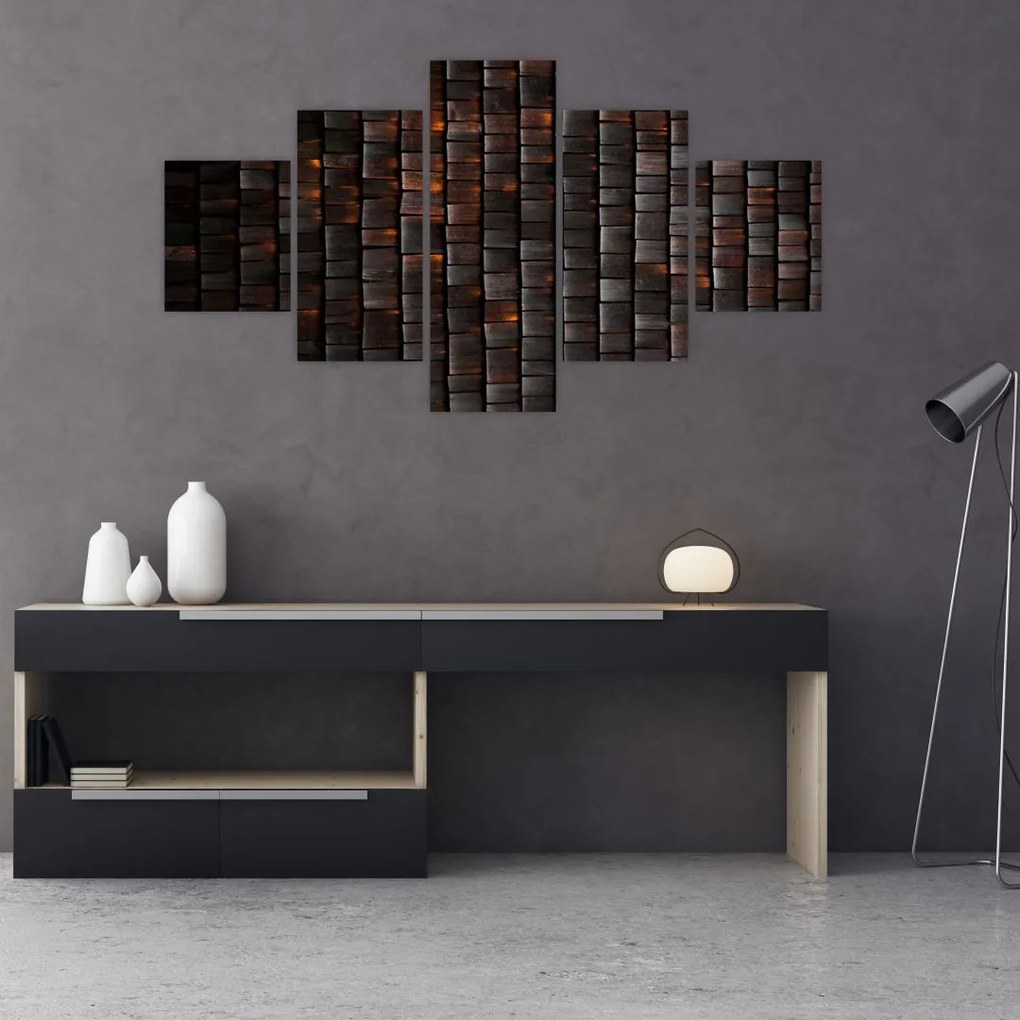 Nowoczesne malarstwo abstrakcyjne (125x70 cm)