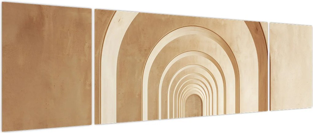 Obraz - Beżowe przejście (170x50 cm)
