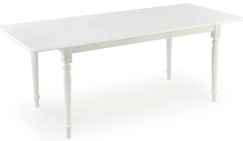 Stół rozkładany NELSON 160(200)x90 biały HALMAR