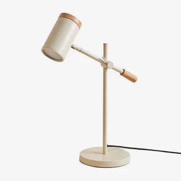 Lampa Stołowa Kierunkowa Z Żelaza Amaranto Kremowa Tapioca - Sklum