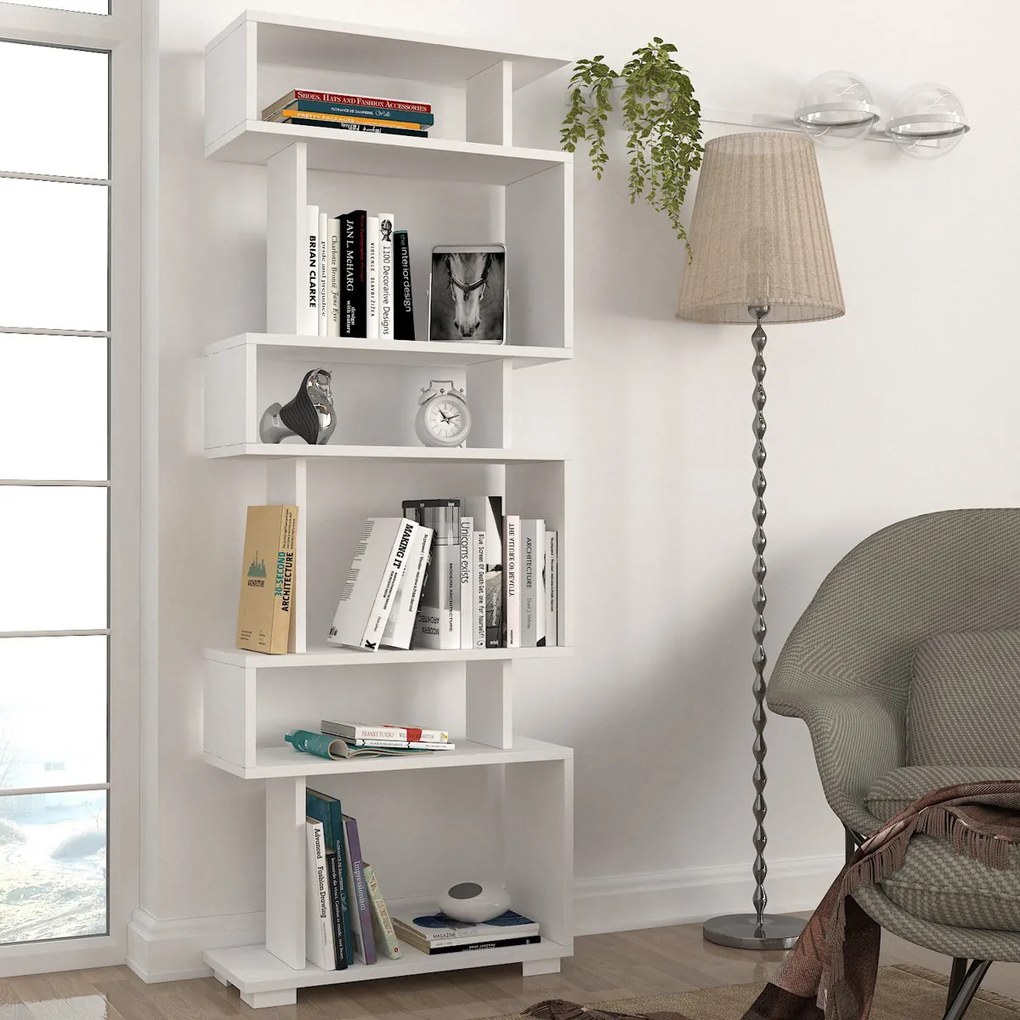 Blok biblioteczny biały