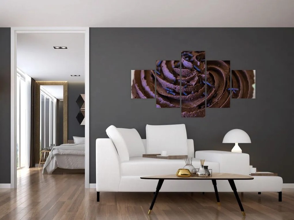 Obraz - Czekoladowa babeczka (125x70 cm)